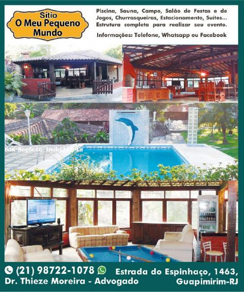 Casa com piscina, espaço gourmet e salão de jogos., Guapimirim